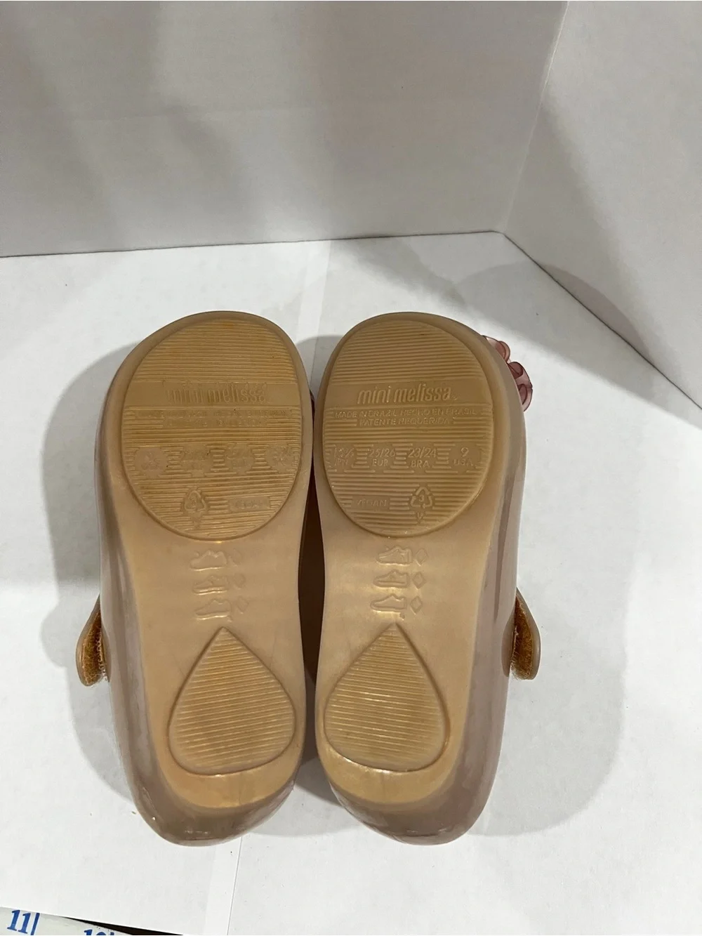 Mini Melissa Ultragirl Springtime Pearly Pink Girls kids Size 9 Waterproof Comfy